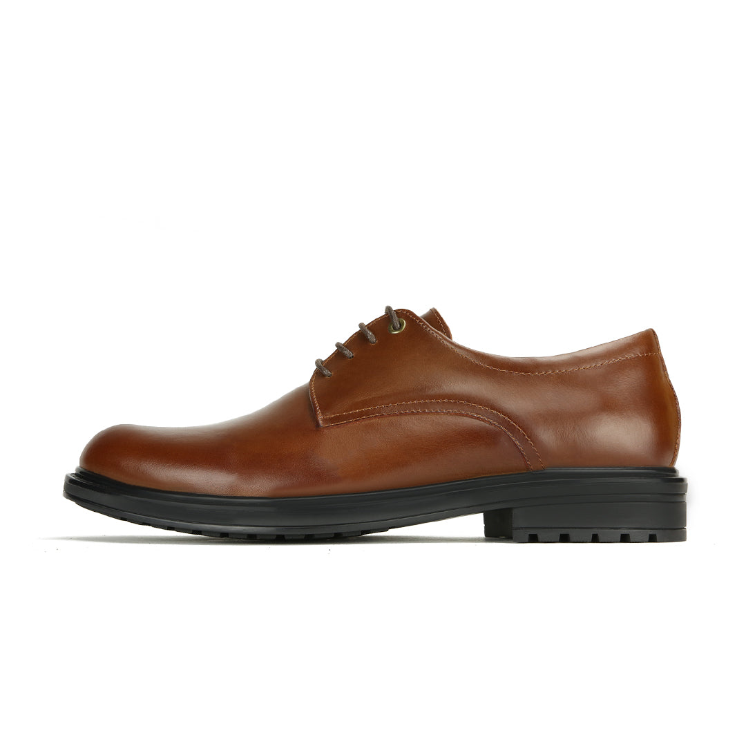 Chaussure Derby Cuir Marron