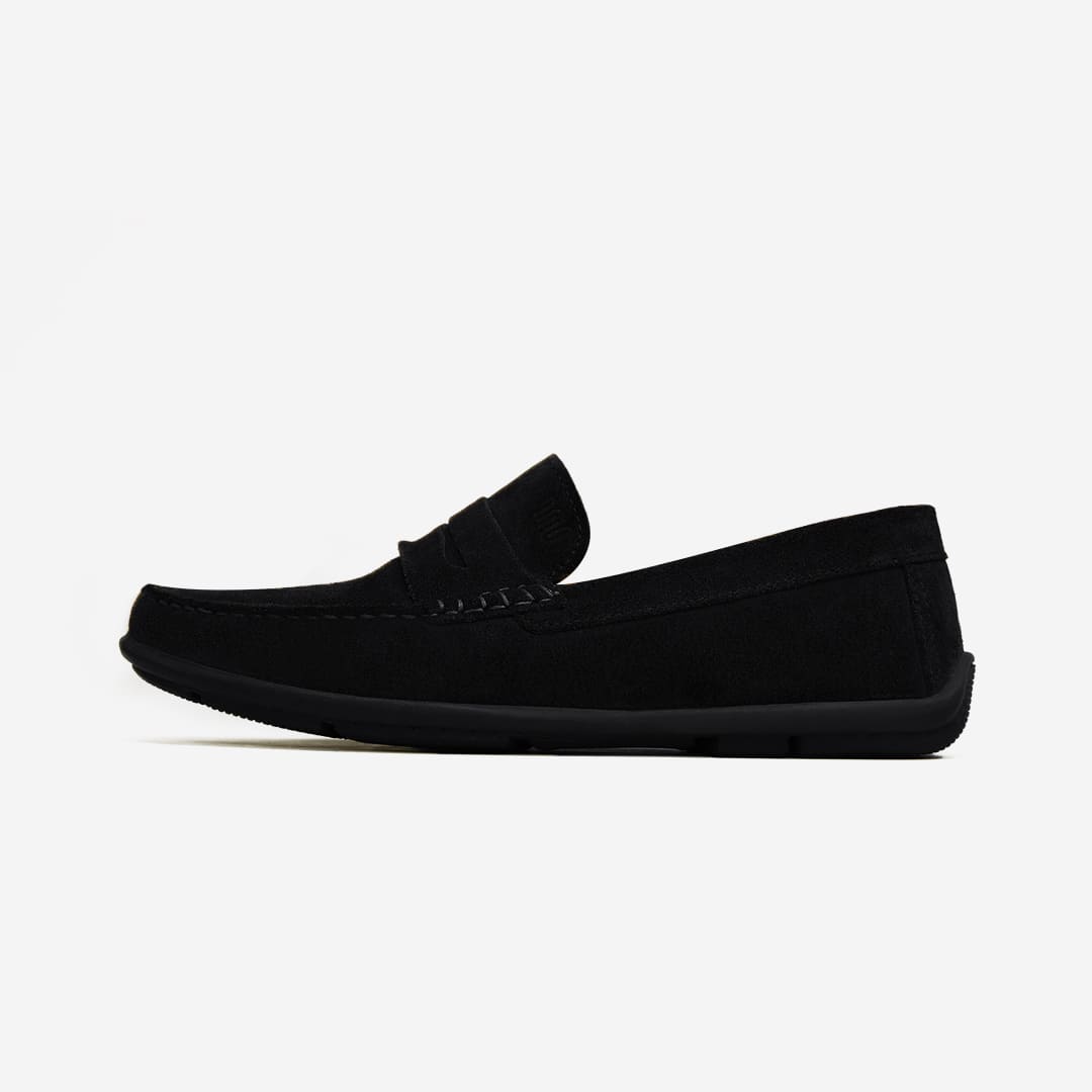Mocassin de conduite Daim Noir